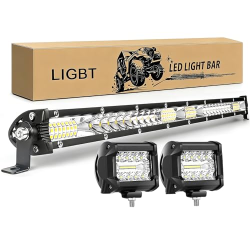LIGBT LED Light Bars Kit White...