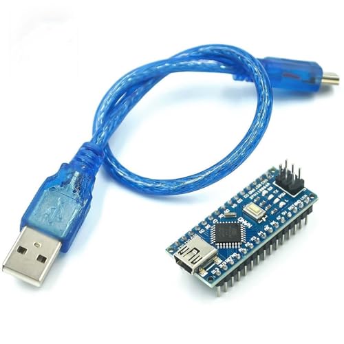 NanoJ{[h V3.0 ATMEGA328PB +Mini USBP[u \ Arduino݊ C^[tF[X s͂񂾕t DIYdqLbg 