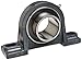 Hub City PB251DRWX2-7/16 Pillow Block Mounted Bearing, Normal Duty, High Shaft Height, Relube, Setscrew Locking Collar, Wide Inner Race, Ductile Housing, 2-7/16" Bore, 2.94" Length Through Bore, 2.75" Base To Height