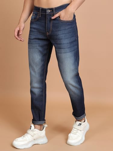 Image of Highlander Men's Slim Fit Jeans | Stylish Casual Wear for Everyday Comfort | Jeans for Man
