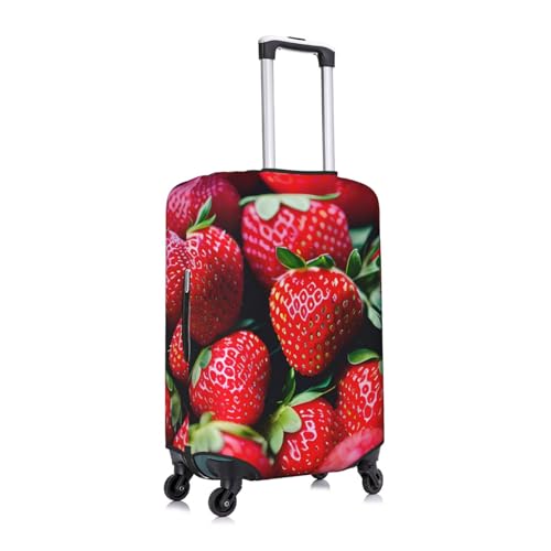 Fresh Strawberry Print Decorative Washable Luggage Cover Personalized Anti Scratch Suitcase Protector3