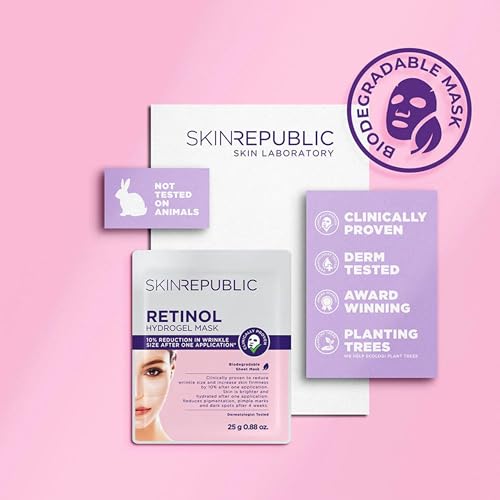 Skin Republic Retinol Hydrogel Anti-Aging Face Mask, clear - Image 4