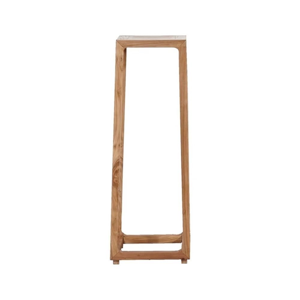 ZENY896V Home Plant Shelves for Indoor Living Room, New Chinese Simple Wood Bonsai Stand Decor