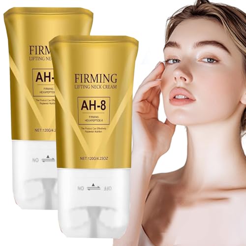 Ah8 Firming Neck Cream Roller, AH8 Firming Neck Cream for Crepey, Skin Body Care Comfort, Moisturizing, Tightening Lotions Cosmetic Skin Care Skins Repair (2pcs)