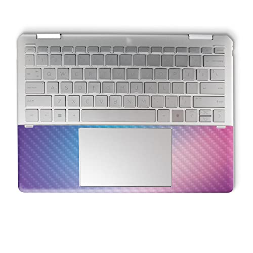 Image of MightySkins Carbon Fiber Skin Compatible with HP Spectre x360 14 inch (2022) Full Wrap Kit - Royal Haze | Protective, Durable Textured Carbon Fiber Finish | Easy to Apply | Made in The USA