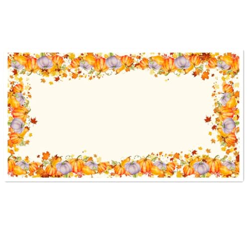 Nappe feuilles d'érable réutilisable lavable pour protéger et décorer la table - 5
