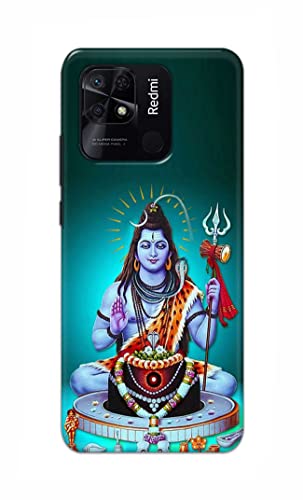 Image of Printed Hard Back Cover Case for Redmi 10 | Redmi 10 Power Back Cover (Lord Shiva) -1803