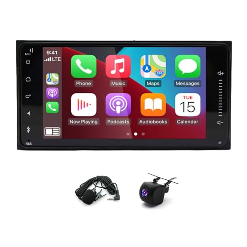 7 inch Doppel Din Autoradio für Toyota Camry 2004-2006 mit Wireless Carplay