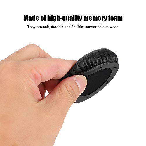 Earphone Pads,Memory Foam Replacement Headphones Cushion, for Sol for Republic Tracks HD V10 Earphones Black - Image 4