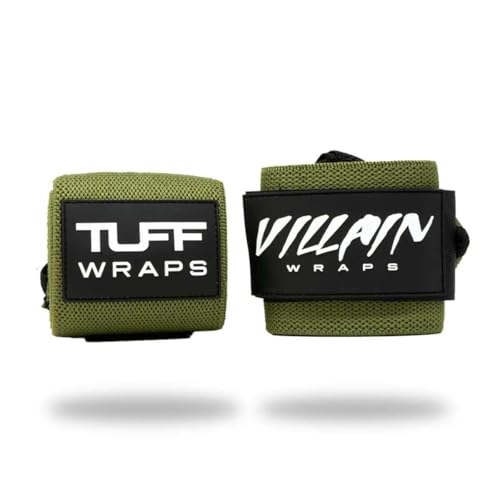 Villain 16" Wrist Wraps for Weightlifting & Powerlifting – Adjustable Support Straps for Men and Women – Ideal for Strength Training, CrossFit, Bodybuilding – Durable Comfort to Eliminate Wrist Pain