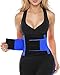 SHAPERX Fascia Elastica Lombare Sostegno Fitness Supporto Schiena Regolabile per Uso Quotidiano Mesh Traspirante Waist Shaper Bustino Blu, UK-DT8002-Blue-M