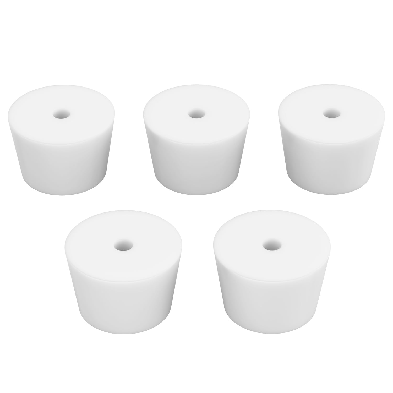 stonylab Silicone Stoppers, 5-Pack Standard 8# Natural Silicone Stoppers with 8 mm Aperture Single-Hole — Amazon image 21