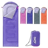 Camping Sleeping Bag 3 Seasons Lightweight &Waterproof with Compression Sack Camping Sleeping Bag Indoor & Outdoor for Adults & Kids