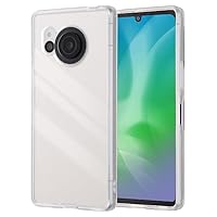 Amazon.co.jp: レイ・アウト Xperia 5 ハイブリッド/クリア ケース