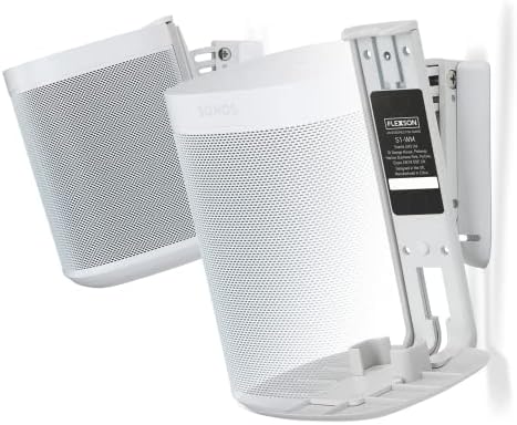 Flexson Wall Mount for SONOS One (Pair, White)