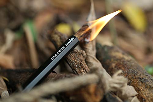 CrocSee Aluminum Bellows Tube Sleeve, Survival Waterproof Wick Hemp Cord Tinder Kits for Fire Starting (2) - Thumbnail 7