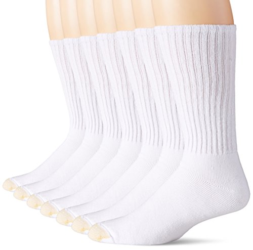 Gold Toe Men's Cushioned Cotton Crew Extended 7-Pack