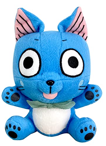 Great Eastern Animation Fairy Tail GE-52130 Small Sitting Happy Stuffed