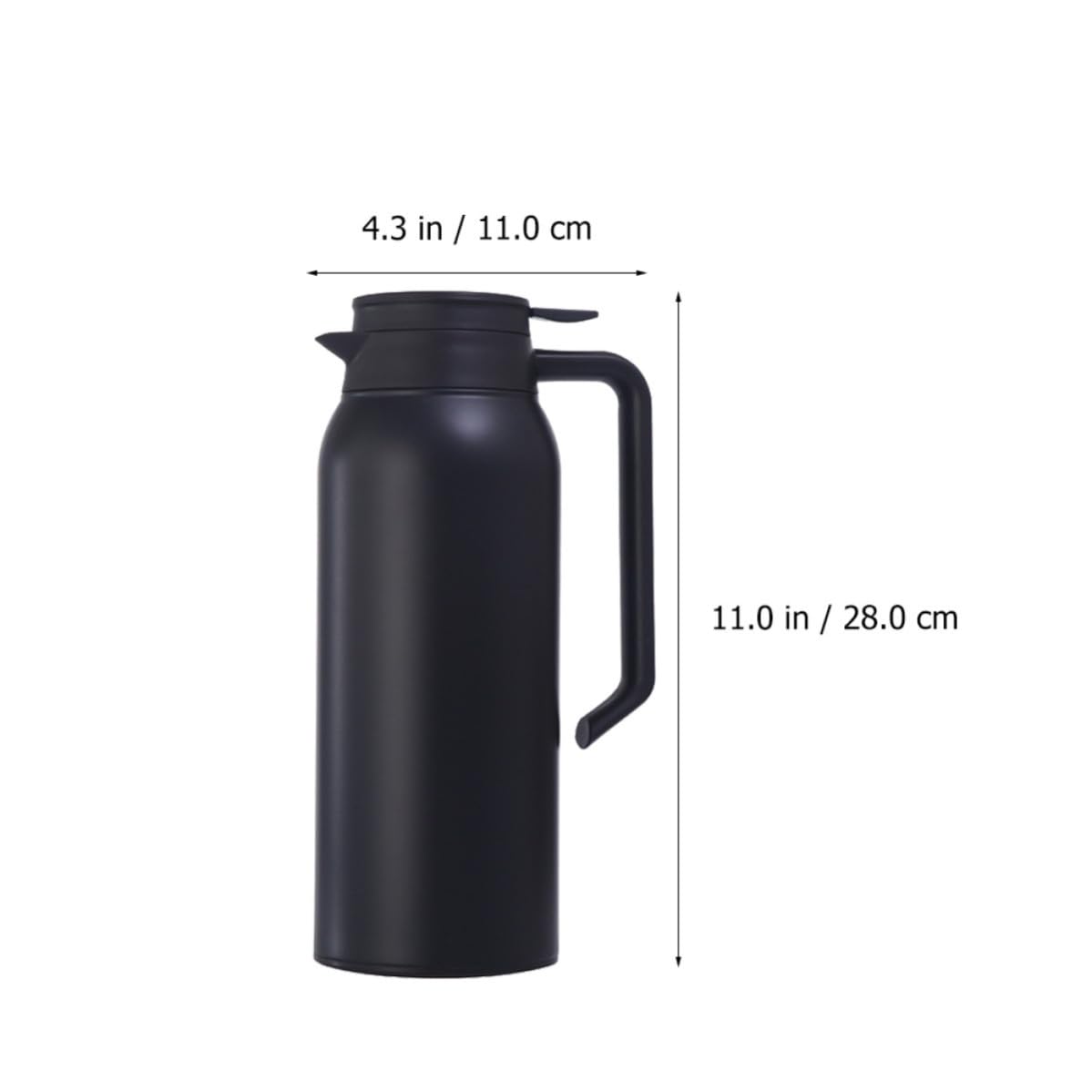 INOOMP Botella Térmica de Acero Inoxidable 1500ml Aislamiento al Vacío y Diseño Práctico para Mantener el Calor en Actividades al Aire Libre