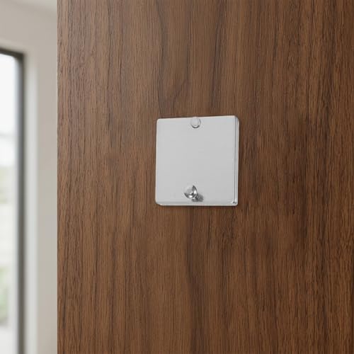 Toddmomy Door Peep Hole Privacy Cover - Cubierta para Mirilla de Puerta para Seguridad y Privacidad, Reemplazo para Ojo de Gato, Diámetro Interior 0.63" Plateado miniatura 6