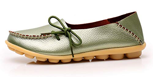 Image of VenusCelia Women's Breathable Comfort Walking Office Flat Loafer