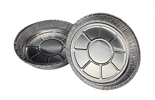 Dominion Strength Training 14" Round Grill Drip Tray Pan (5 Pack) For Medium Size Kamado And Egg Type Grills - Recyclable Aluminum Foil - Easy And Disposable #TOP7