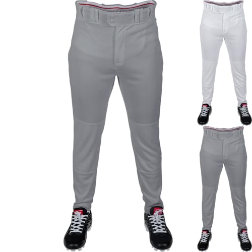 Image of Rawlings Men's Pro 150 Series Baseball Pants | Tapered Jogger Fit | Adult Sizes | Solid | Multiple Colors