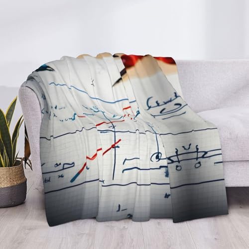 Couverture formule mathématique super douce : le cadeau idéal et confortable pour lit et canapé