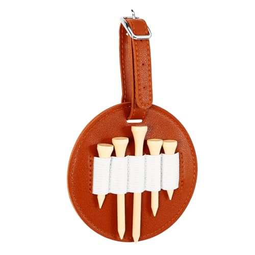 YARNOW 1set Golf Tee Holder Carrier Bag Lightweight Multi-use Storage for Golf Tees Convenient Waist Design for Easy Carrying Construction