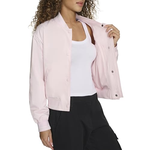 Image of Champion Women's Cropped Varsity Bomber Jacket