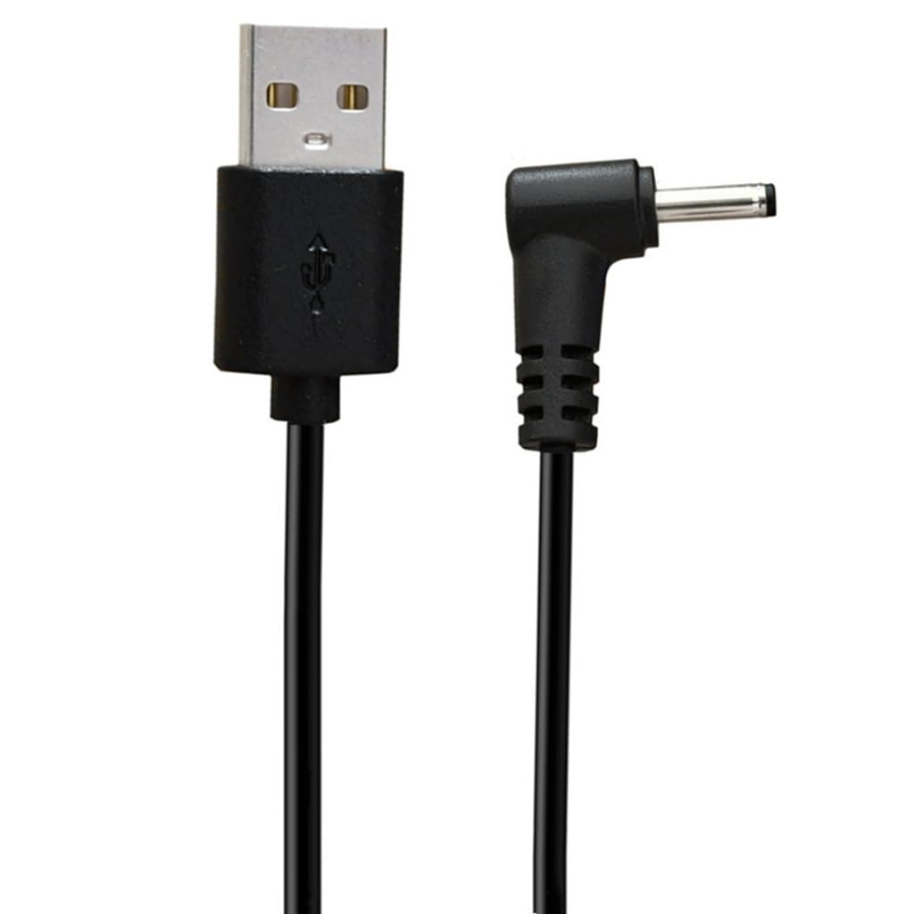 Elnwnnkc USB To DC5V Power Cable 5V DC3.5x1.35mm Charging Cord for Electric Toothbrush Routers LED Light SpeakersSmall