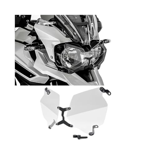 Grille protection phare moto pour éviter les casses sur Tiger - 2