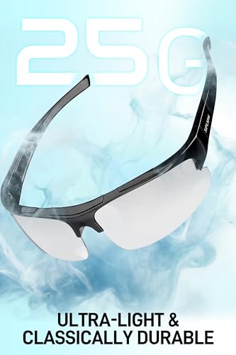 Image of SIPLION Polarized Sunglasses Men Sports: UV400 Protection Anti-Slip Wrap-Around TR90 Frame for Driving Fishing Golf Running