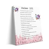 Salmo 121 En Español Para Pared, Psalm 121 Wall Art, Cuadros Cristianos Para Pared En Español, Christian Wall Decor In Spanish, Decoraciones Para Cuartos (8'x10', Salmo 121)