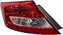 Evan-Fischer Tail Light Assembly Compatible with 2012-2013 Honda Civic Coupe Driver Side