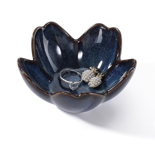 YZMICSTAR Flower Ring Dish Holder,Jewelry Dish Tray,Small Trinket Tray,Jewelry Plate