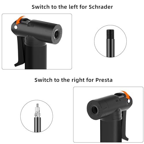  Mini Fahrradpumpe 100 PSI für Mountainbike und BMX
| Tragbare Luftpumpe für Rennrad mit Nadel und Rahmen
| Mini Pumpe f