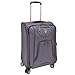 Traveler's Choice Cornwall Lightweight Expandable Spinner Luggage, Charcoal, Checked-Medium 25-Inch