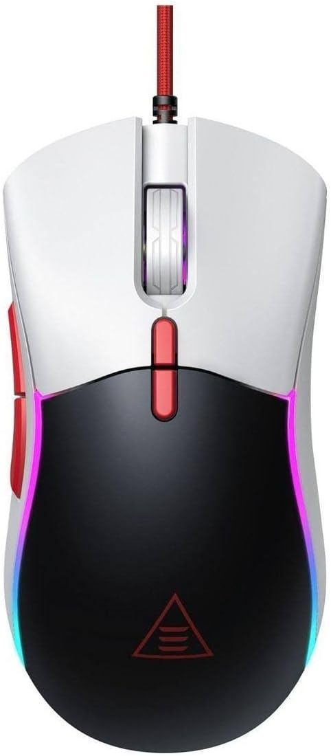 EKSA Gaming Mouse Wired, Ergonomic - Gaming Mouse Wired, Ergonomic Computer Gaming Mice with 13 RGB Backlit, 6 Adjustable
