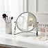 JERDON Small 5X Magnifying Mirror - 5.5 Makeup Mirror in Chrome Finish - Model MC113C