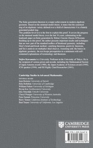 Algebraic Varieties: Minimal Models and Finite Generation (Cambridge Studies in Advanced Mathematics) - Image 2