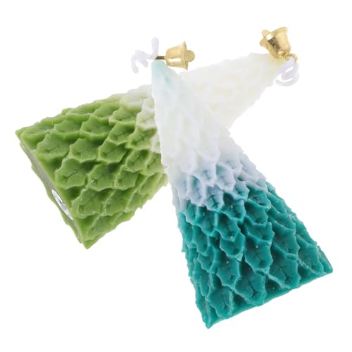 TOBBOMEY 2pezzi Candele Aromatiche Per Albero Di Natale Candele Profumate Decorative Accessori Per Aromatiche Per Feste Regali Di Natale Per Aromaterapia Profumate e Chic