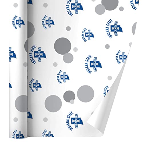 GRAPHICS & MORE Indiana State University Sycamores Gift Wrap Wrapping Paper Roll