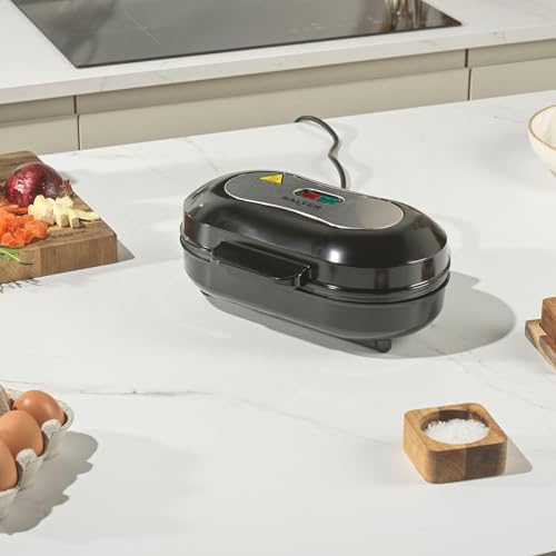Salter XL Dual Omelette Maker – Non-Stick Deep Fill Cooking Plates, Double Egg Cooker, Makes 2 Omelettes, No Flipping Required, Cook With Little To No Oil, Fast Preheat, Easy Clean, 850W - Image 7