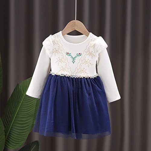 Amazon.co.jp: [MISOAMISO] 子供 ドレス キッズ 長袖 ワンピース 裏