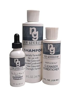 New Generation Original Shampoo, Cleanser/Conditioner, Overnight Formula - Helps to Control Hair Loss and Thinning Hair