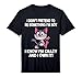 I Don't Pretend to Be Something Funny Cat Crazy Men Women Performance T-Shirt