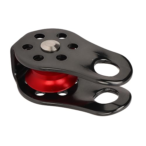 Tyenaza 20kN Fixed Micro Pulley, 7075 Aluminum Alloy Lightweight Micro Climbing Rescue Pulley for Rappelling High Altitude Work