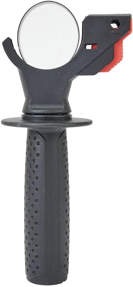 Hammer Drill Handle 46-52mm Adjustable Auxiliary Side Grip Attachment, Anti-Slip Rotary Hammer Replacement Handle for Power Tool Drill Accessory, Compatible wit