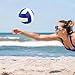 RNXRZANK Volleyball Size 5 Practice Ball for Beginners in Indoor and Outdoor Settings, Blue White